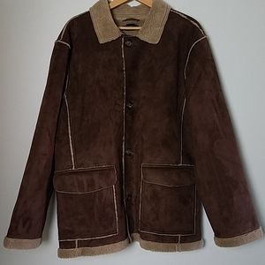 Calvin Klein Men's Faux Suede Jacket Size XL